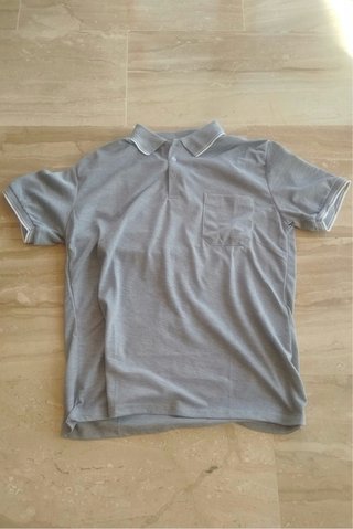 Camiseta Polo Gris Talla XL
