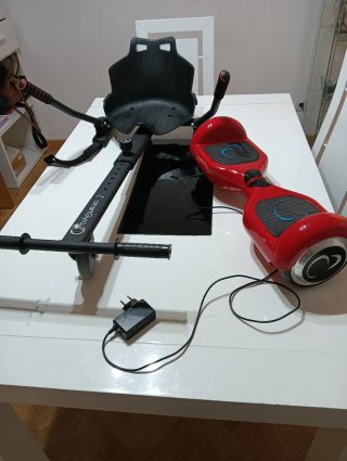 Hoverboard Smartgyro + Go-Kart Rojo
