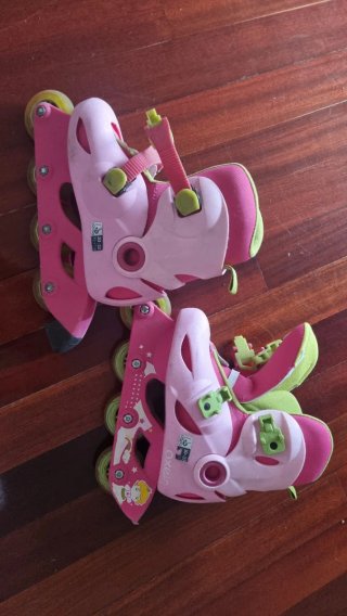 Patines en línea Oxelo niña rosa