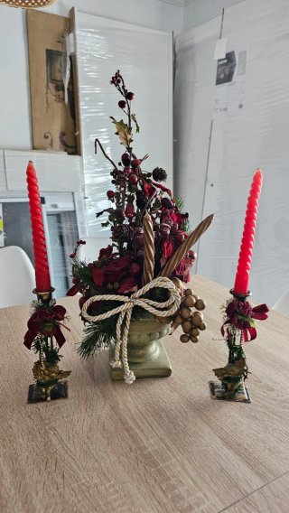 Centro de mesa navideño