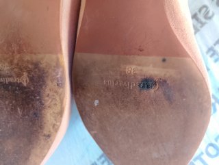 Zapatos Stradivarius tacón bajo rosa