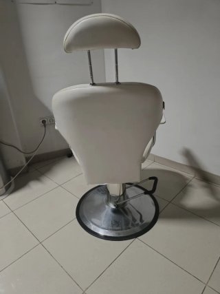 Sillón de estética hidráulico blanco