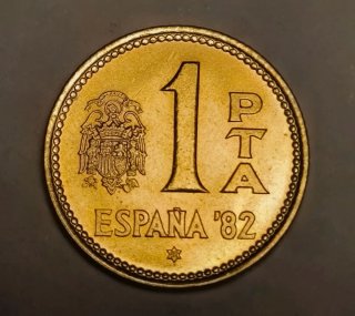 1 Peseta España 1980 Moneda de colección