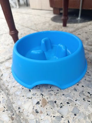 Ciotola lenta blu Plastic Forte - nuova