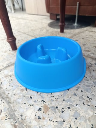Ciotola lenta blu Plastic Forte - nuova