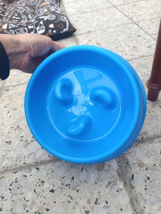 Ciotola lenta blu Plastic Forte - nuova