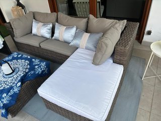 Divano da Esterno con Chaise Longue