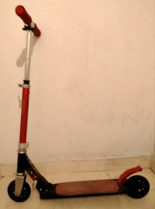 Patinete Infantil Plegable Oxelo (Rojo y Negro)