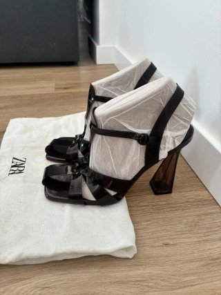 Sandalias Zara Negras Talla 41
