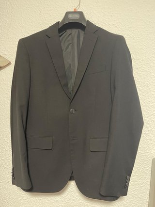 Traje negro H&M Talla M  Chaqueta y Pantalon 30