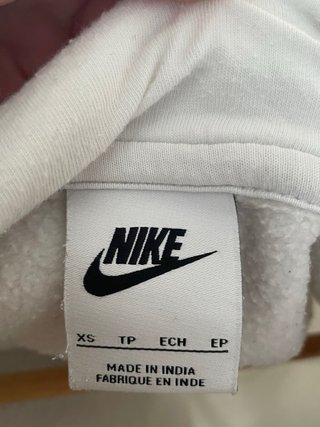 Sudadera Nike Blanca Talla XS