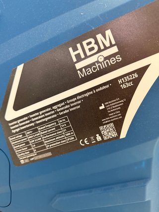 Generador Inverter HBM 3400W (3.4 kW) - A ESTRENAR
