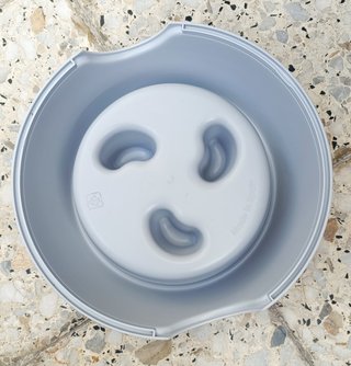 Ciotola lenta grigia Plastic Forte - nuova