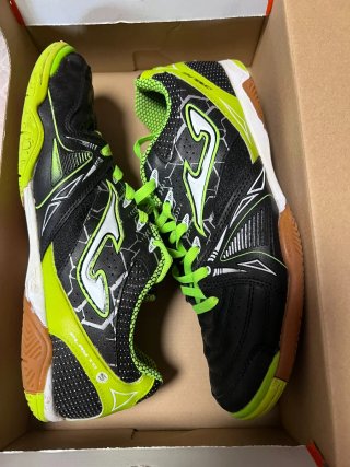 Zapatillas Fútbol Sala Joma Dribling Negras/Verdes