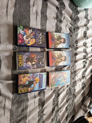 Lote de 6 Películas VHS Infantiles
