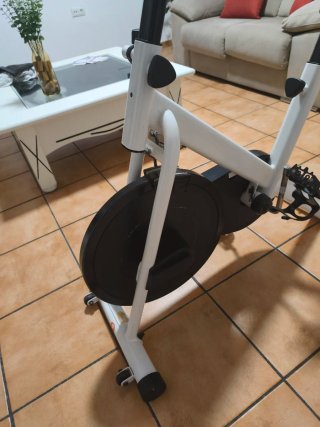Bicicleta Estática Blanca