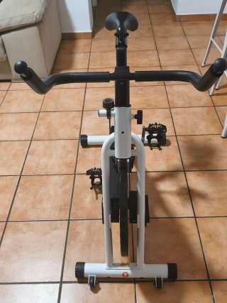 Bicicleta Estática Blanca