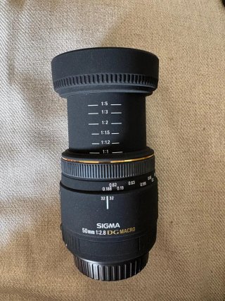 Sigma 50mm 1:2.8 DG MACRO Canon