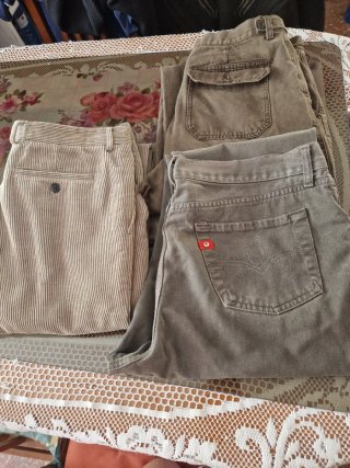 Lote 3 pantalones hombres tallas 46