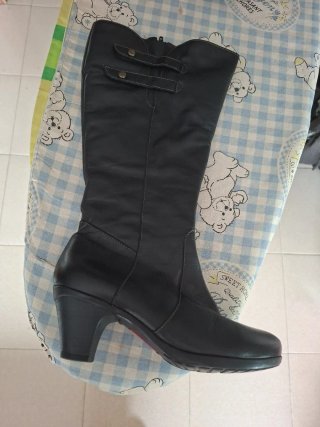 Botas Pie Santo Talla 38 Ancho Especial Negras