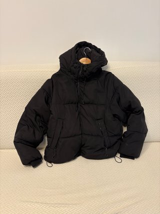 Cazadora acolchada negra Pull&Bear