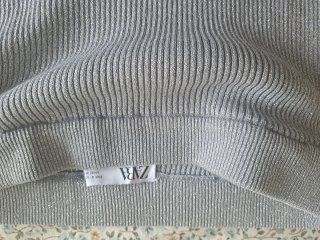 Falda Midi de Punto Lurex Zara
