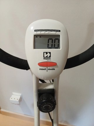 Bicicleta Estática Plegable Blanca