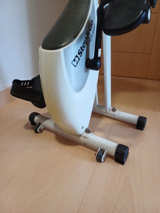 Bicicleta Estática Plegable Blanca