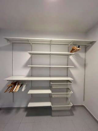 Vestidor modular blanco Ikea