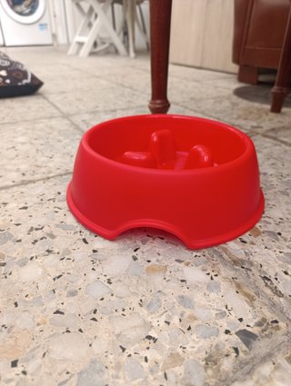 Ciotola lenta rossa Plastic Forte - nuova