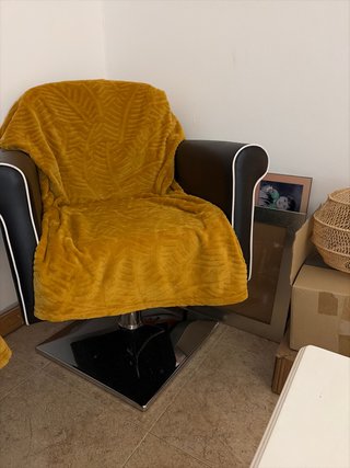 Sillón con Base Metálica hidráulica para subirlo