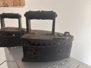 3 Planchas de Hierro Antiguas
