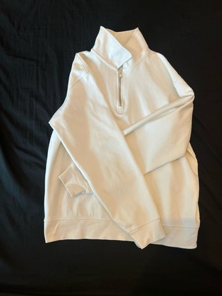 Zara Jersey Cuello Alto Media Cremallera