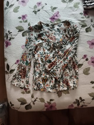 Camisa estampada mujer talla 38
