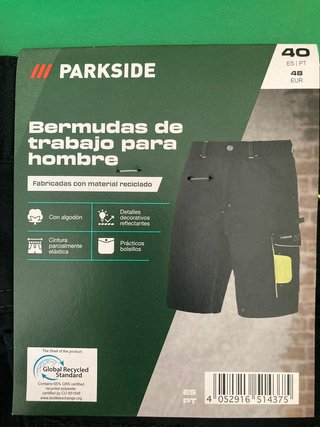 Bermudas de trabajo hombre Parkside