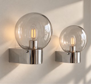 Pareja de apliques de pared vintage Mid-Century
