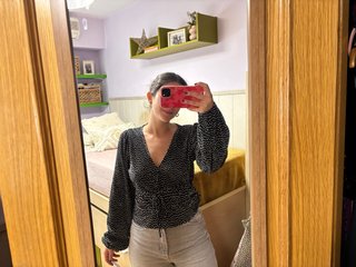 Blusa de lunares Zara