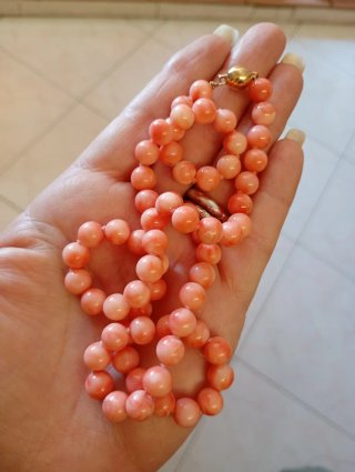 Collana vintage con gancio in oro 750