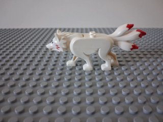 Lego Akita Lobo Blanco Raro