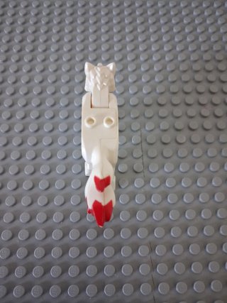 Lego Akita Lobo Blanco Raro