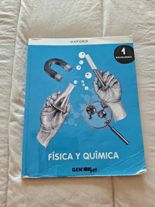 Libro Física y Química 1 Bachillerato Oxford