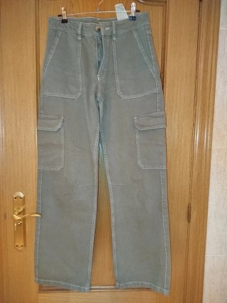 Pantalón vaquero verde
