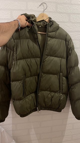 Abrigo Acolchado Verde Talla S