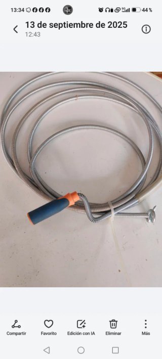 Tubo flexible para limpieza de tuberías
