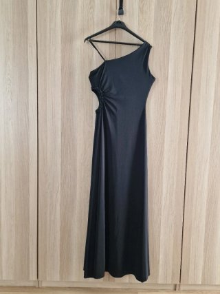 Vestido largo de fiesta negro