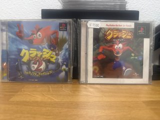 2 Juegos Crash Bandicoot (PlayStation)