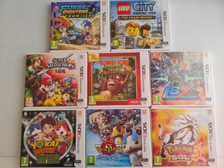 ⭐ Lote 8 juegos Nintendo 3DS⭐