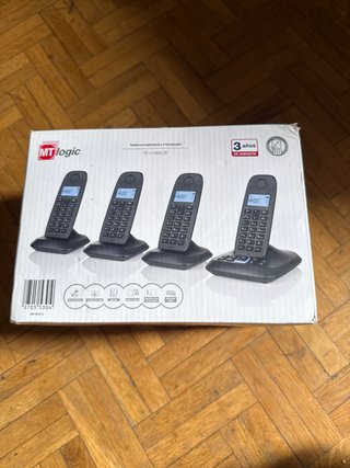 Set 4 Teléfonos Inalámbricos MTlogic