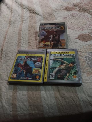 3 Juegos PS3 Uncharted (Platinum)