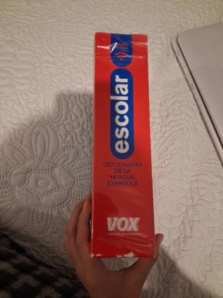 Escolar: diccionario de la lengua española forrado